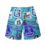 Everton F.C Beach Shorts Swim Pants Swimming Trunks - Everton F.C Mania Collage Logo