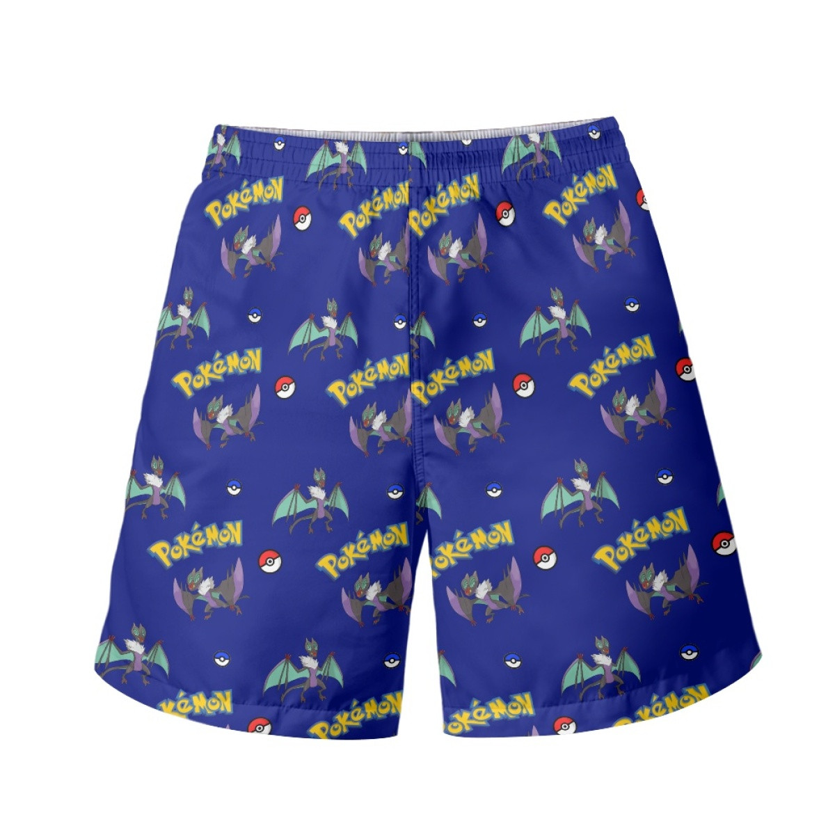 Pokemon Noivern Beach Shorts Swim Pants Swimming Trunks - Noivern Character Series Art