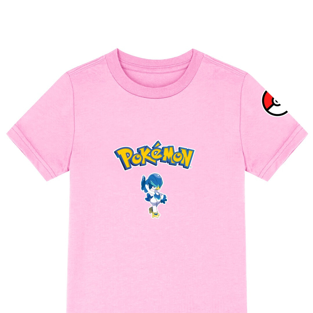 Pokemon Quaxwell Tee Shirt T-Shirt Short Sleeve - Character Series Art