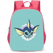 Pokemon Vaporeon Backpack StudentPack - Vaporeon Face Minimalist Art