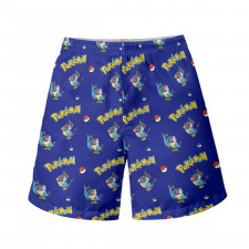 Pokemon Chatot Beach Shorts Swim Pants Swimming Trunks - Chatot Character Series Art