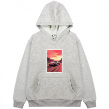 Porsche Hoodie Hooded Sweatshirt Sweater Jacket - Porsche 918 Spyder Illustration Art