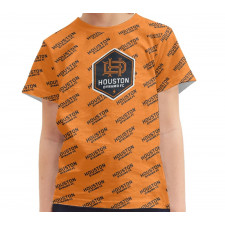 MLS Houston Dynamo FC Tee T-Shirt - Houston Dynamo Football Club Medley Monogram Wordmark