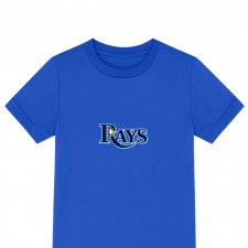 MLB Tampa Bay Rays Tee Shirt T-Shirt Short Sleeve - Tampa Bay Rays Team Single Logo