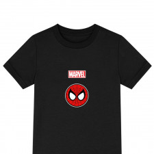 Spider Man Tee Shirt T-Shirt Short Sleeve - Baby Spider Man Head Portrait