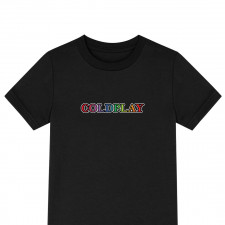Coldplay Tee Shirt T-Shirt Short Sleeve - Coldplay Logo