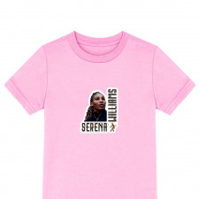 Serena Williams Tee Shirt T-Shirt Short Sleeve - Serena Williams Head Portrait Sticker Art