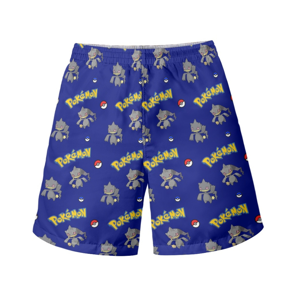 Pokemon Banette Beach Shorts Swim Pants Swimming Trunks - Banette Character Series Art