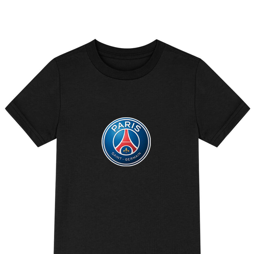 Paris Saint-Germain F.C. Football Club Tee Shirt T-Shirt Short Sleeve - Paris Saint-Germain F.C. Football Club Single Logo