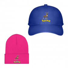 Pokemon Sawsbuck Baseball Cap Beanie Hat - Spring Sawsbuck Character Series Art