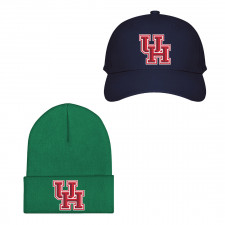 Houston Cougars Baseball Cap Beanie Hat - Houston Cougars College Football Team Single Logo