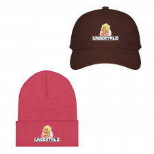 Undertale Alphys Baseball Cap Beanie Hat - Alphys Eating Noodle Chibi Sticker Art