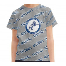 Millwall FC Tee T-Shirt - Millwall Football Club Medley Monogram Wordmark