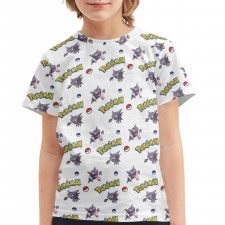 Pokemon Haunter Tee Shirt T-Shirt Short Sleeve - Haunter Character Series Art