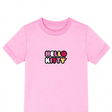 Sanrio Hello Kitty Tee Shirt T-Shirt Short Sleeve - Sanrio Hello Kitty Logo