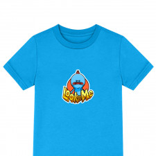 Rick And Morty Mr. Meeseeks Tee Shirt T-Shirt Short Sleeve - Mr. Meeseeks Look At Me Text Art