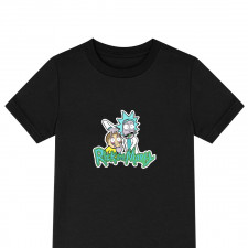 Rick And Morty Tee Shirt T-Shirt Short Sleeve - Rick And Morty Sticker