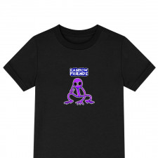 Roblox Rainbow Friends Purple Tee Shirt T-Shirt Short Sleeve - Purple Stance Cartoon Art