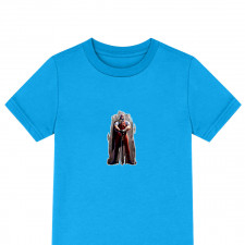 Street Fighter 6 JP Tee Shirt T-Shirt Short Sleeve - JP Standing On Gray Brush Paint