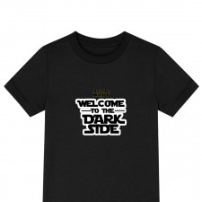 Star Wars Tee Shirt T-Shirt Short Sleeve - Star Wars Welcome To The Dark Side Quote
