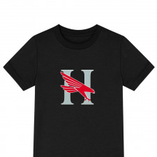 Huntingdon College Hawks Tee Shirt T-Shirt Short Sleeve - Huntingdon College Hawks College Football Team Single Logo