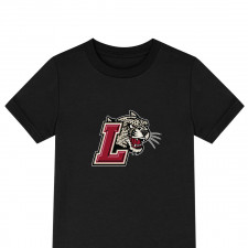 Lafayette Leopards Tee Shirt T-Shirt Short Sleeve - Lafayette College Leopards College Football Team Single Logo