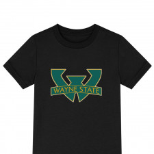 Warriors Wayne State University Tee Shirt T-Shirt Short Sleeve - Warriors Wayne State University College Football Team Single Logo