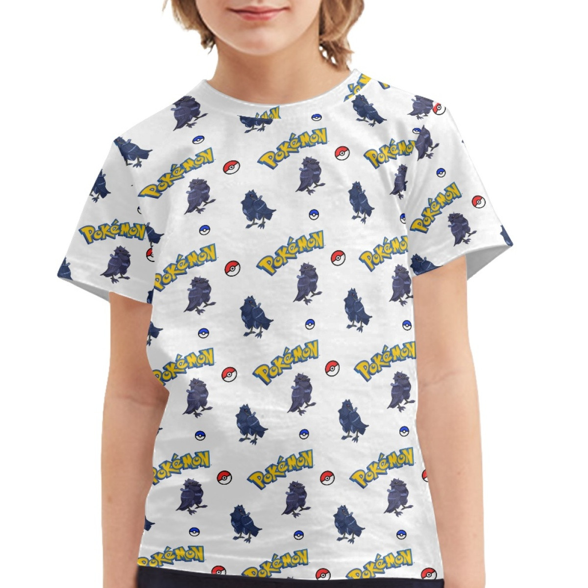 Pokemon Corviknight Tee Shirt T-Shirt Short Sleeve - Corviknight Character Series Art