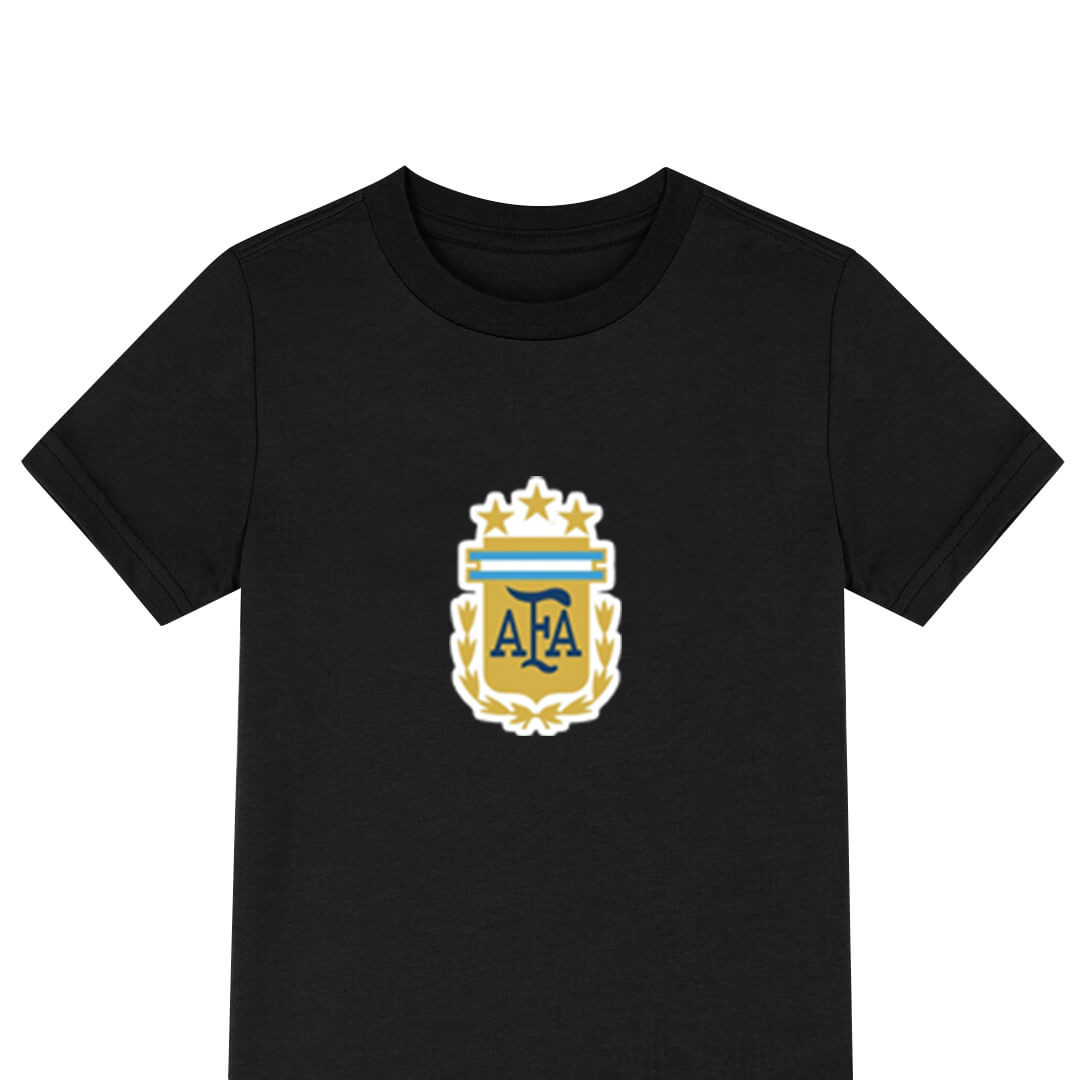 Argentina National Football Tee Shirt T-Shirt Short Sleeve - Argentina National Football Logo