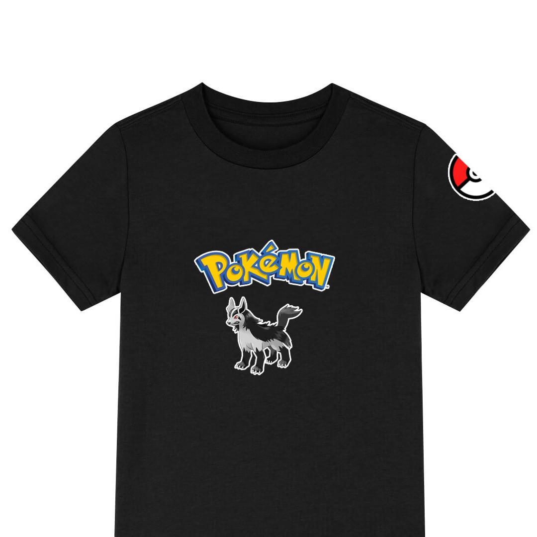 Pokemon Mightyena Tee Shirt T-Shirt Short Sleeve - Mightyena Character Series Art
