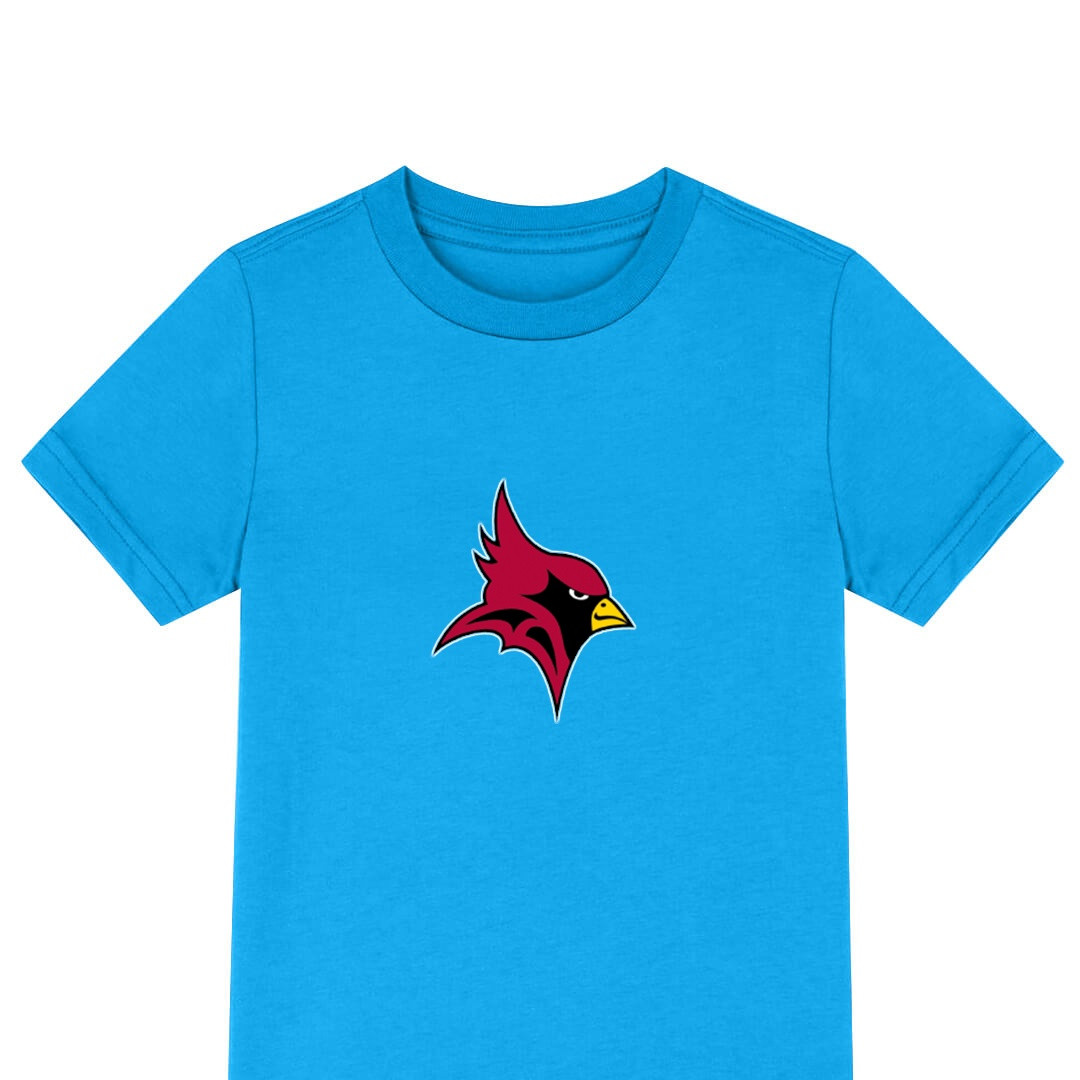 St. John Fisher University Cardinals Tee Shirt T-Shirt Short Sleeve - St. John Fisher University Cardinals College Football Team Single Logo