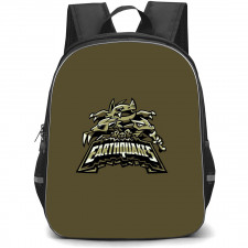 Pokemon Backpack StudentPack - Pokemon Earthquakes Logo On Battle Green Background
