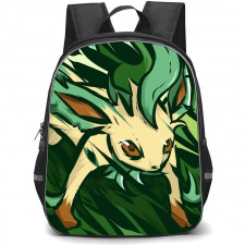 Pokemon Leafeon Backpack StudentPack - Leafeon Painting Art