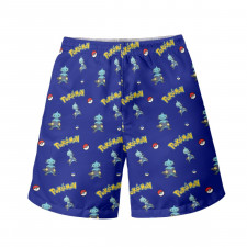 Pokemon Dewott Beach Shorts Swim Pants Swimming Trunks - Dewott Character Series Art