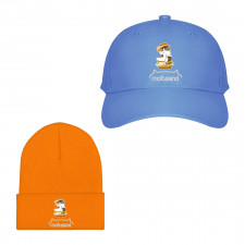 Mofusand Baseball Cap Beanie Hat - Mofusand Sitting On Burger