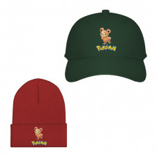Pokemon Teddiursa Baseball Cap Beanie Hat - Teddiursa Character Series Art