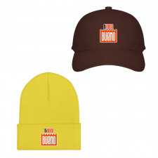 Kinder Bueno Baseball Cap Beanie Hat - Kinder Bueno Redesign Logo Sticker