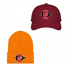 San Diego State Aztecs Baseball Cap Beanie Hat - San Diego State Aztecs College Football Team Single Logo
