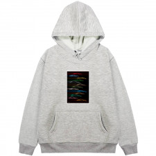 Porsche Hoodie Hooded Sweatshirt Sweater Jacket - Porsche 911 Silhouettes On Black Background