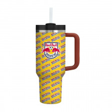 Red Bull Bragantino Quencher H2.0 FlowState Stanley Tumbler 40oz 1.18L - Red Bull Bragantino Football Club Medley Monogram Wordmark