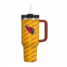NFL Arizona Cardinals Quencher H2.0 FlowState Stanley Tumbler 40oz 1.18L - Arizona Cardinals Medley Monogram Wordmark