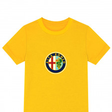 Alfa Romeo Tee Shirt T-Shirt Short Sleeve - Alfa Romeo Logo 1972-2000