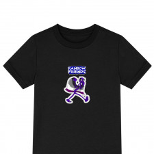 Roblox Rainbow Friends Purple Tee Shirt T-Shirt Short Sleeve - Purple Flag Chibi Art