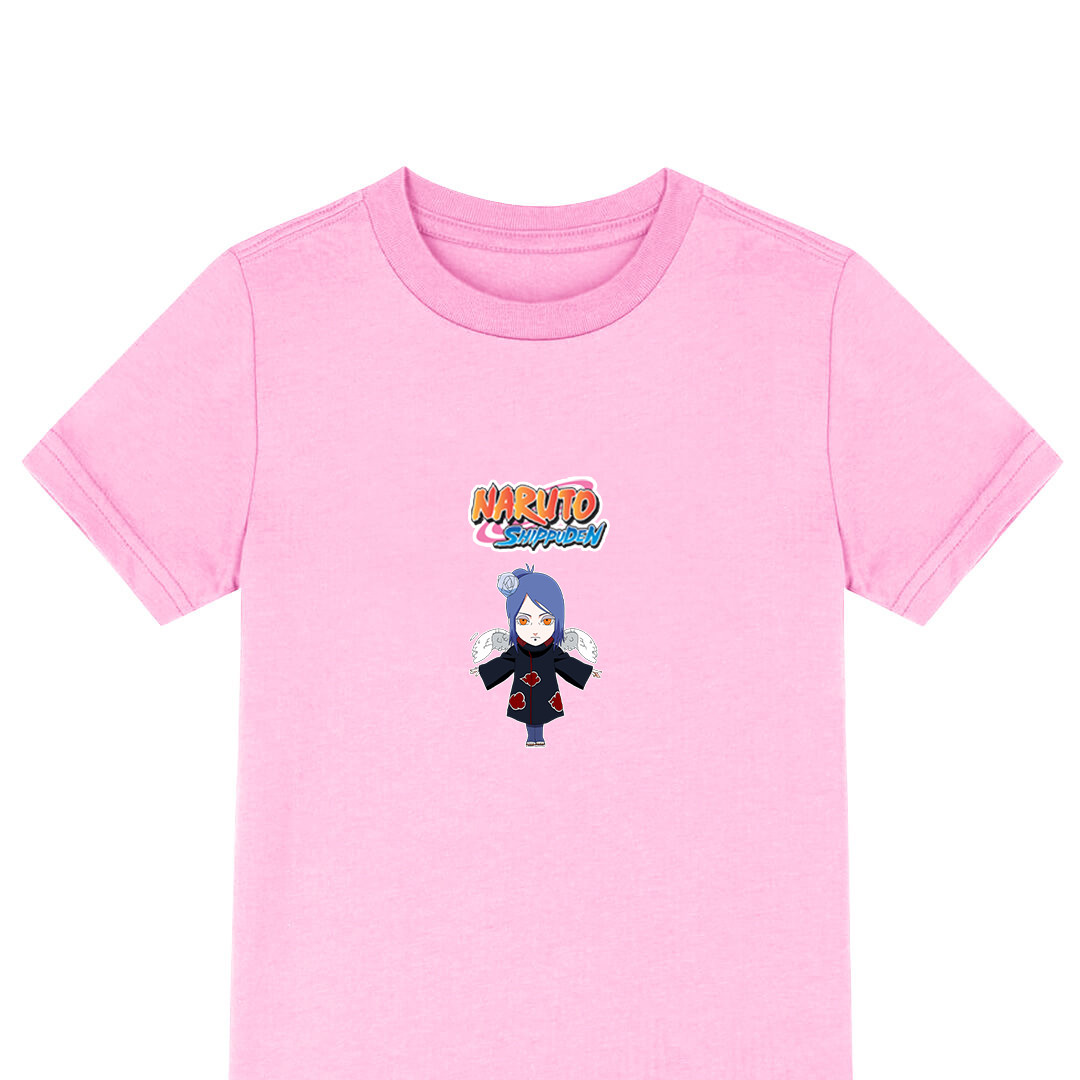 Naruto Shippuden Konan Tee Shirt T-Shirt Short Sleeve - Konan Chibi Art