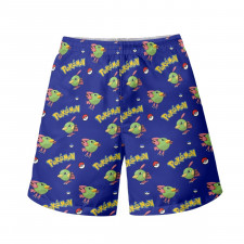 Pokemon Natu Beach Shorts Swim Pants Swimming Trunks - Natu Character Series Art