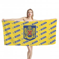 SK Beveren Bath Beach Towel - Beveren Football Club Medley Monogram Wordmark