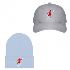 Trent Alexander-Arnold Baseball Cap Beanie Hat - Trent Alexander-Arnold Liverpool FC Kick Sticker Art