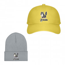 The Legend of Zelda Wolf Link Baseball Cap Beanie Hat - Wolf Link Chibi Art