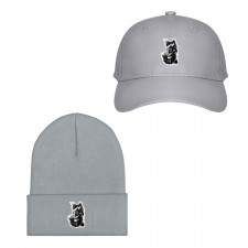 WWE CM Punk Baseball Cap Beanie Hat - CM Punk Side Portrait Grayscale Sticker Art