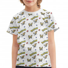 Pokemon Beautifly Tee Shirt T-Shirt Short Sleeve - Beautifly Character Series Art